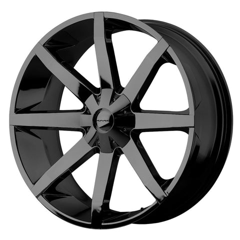 KMX Wheels Slide KM651 Gloss Black Finish Wheel (20x8.5"/6x135mm)