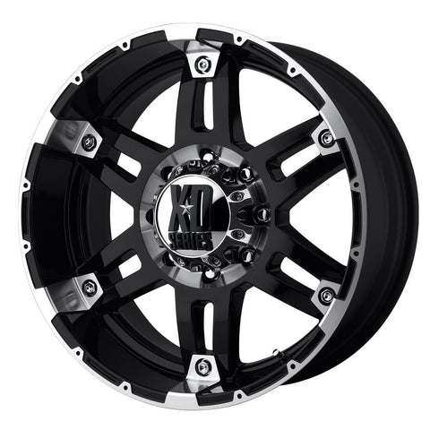 XD-Series Spy XD797 Gloss Black Machined Wheel (17x9"/6x5.5")