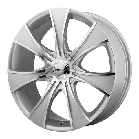 HELO HE874 Dark Silver Wheel with Machined Face (15x7"/5x110mm)