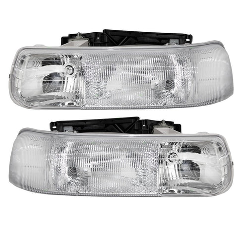 Driver and Passenger Headlights Headlamps Replacement for Chevrolet Pickup